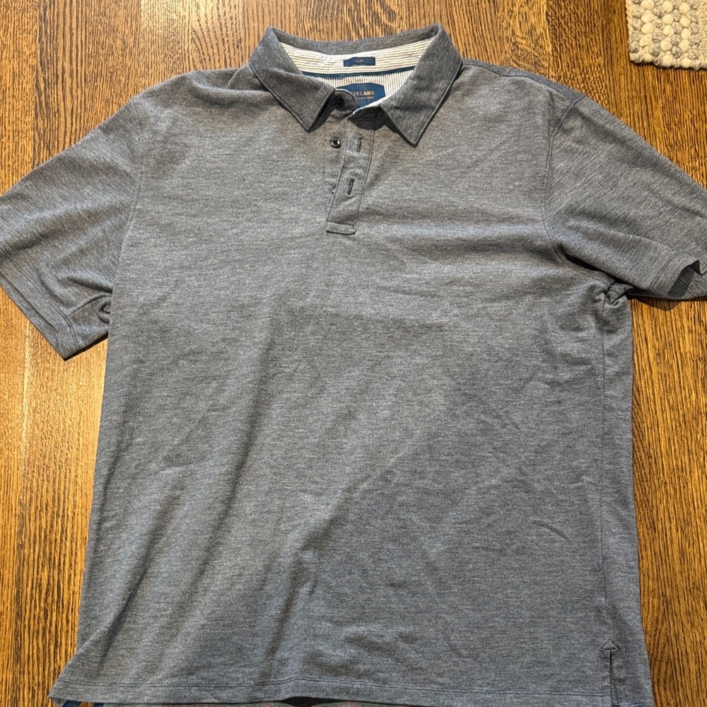Men's Gray Polo Shirt